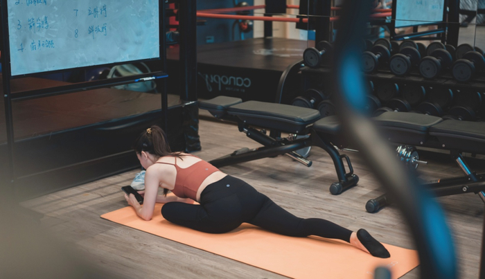 酒店健身房。图片来自受访者