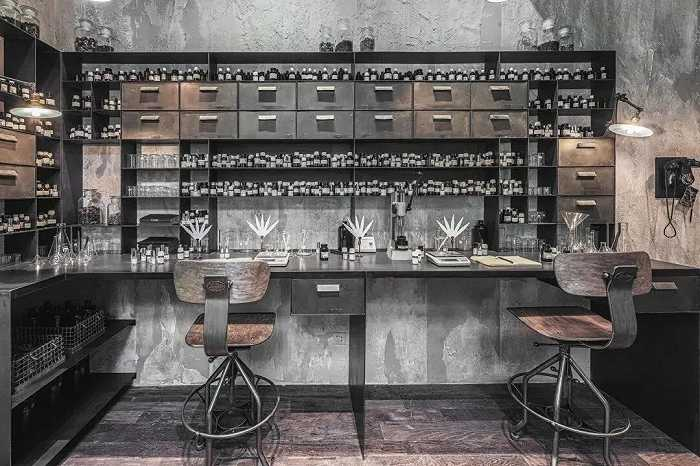 Le Labo门店二楼调香师工作台