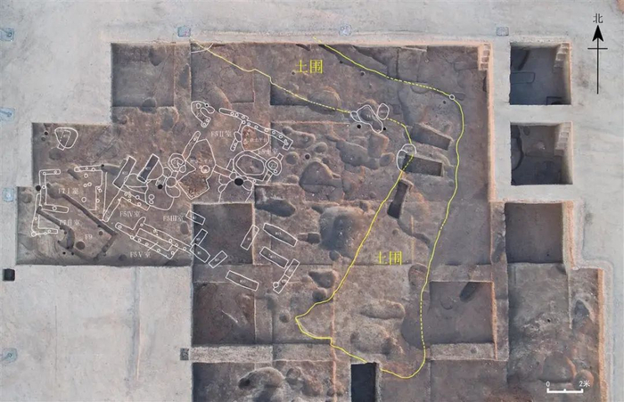凤凰咀出土的土围院落