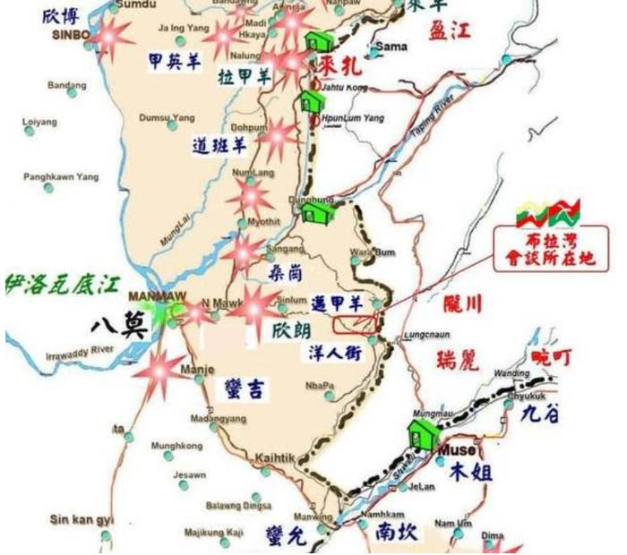 最新佤邦地图孟波图片