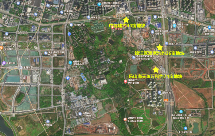 锦江区潘家沟约26亩地块区位示意图