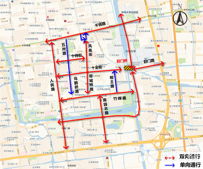 周边主要道路交通组织图
