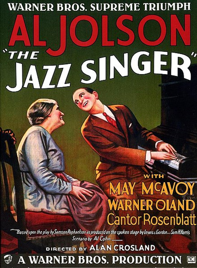 （The Jazz Singer海报，1927）