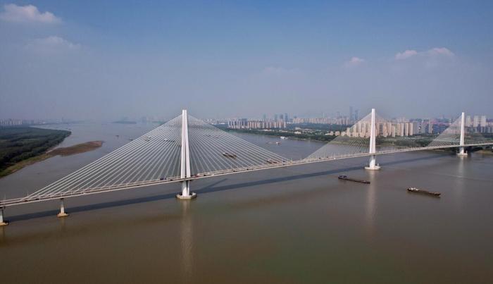 南京江心洲长江大桥图片