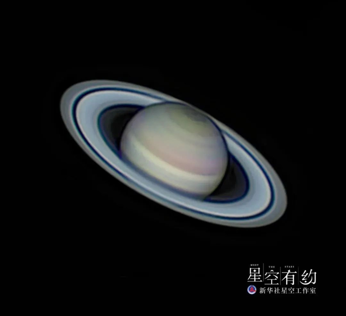 北京市天文摄影爱好者宗海阳2019年6月30日拍摄的土星特写。（本人供图）