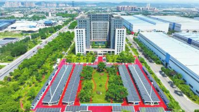 东方汽轮机打造的综合能源示范区。