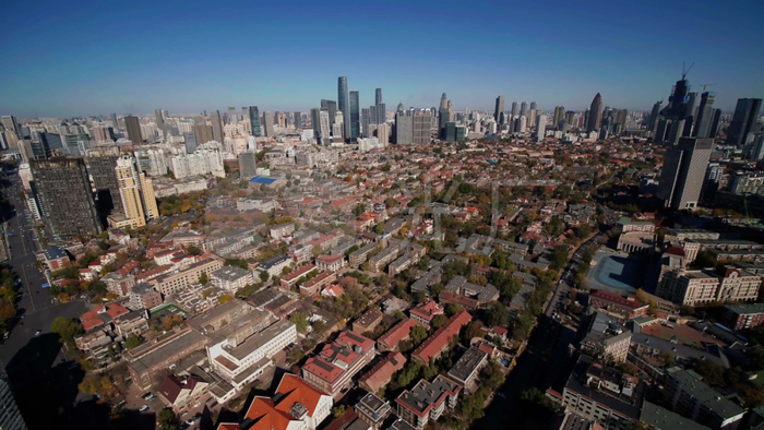 天津五大道俯瞰。