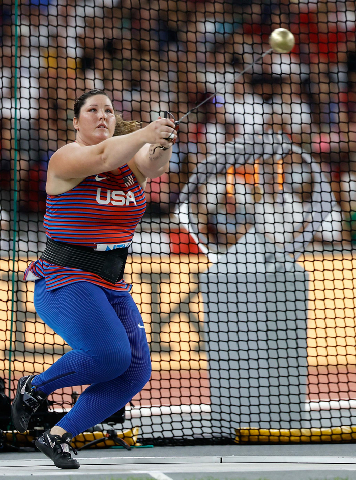 女子链球决赛赛况