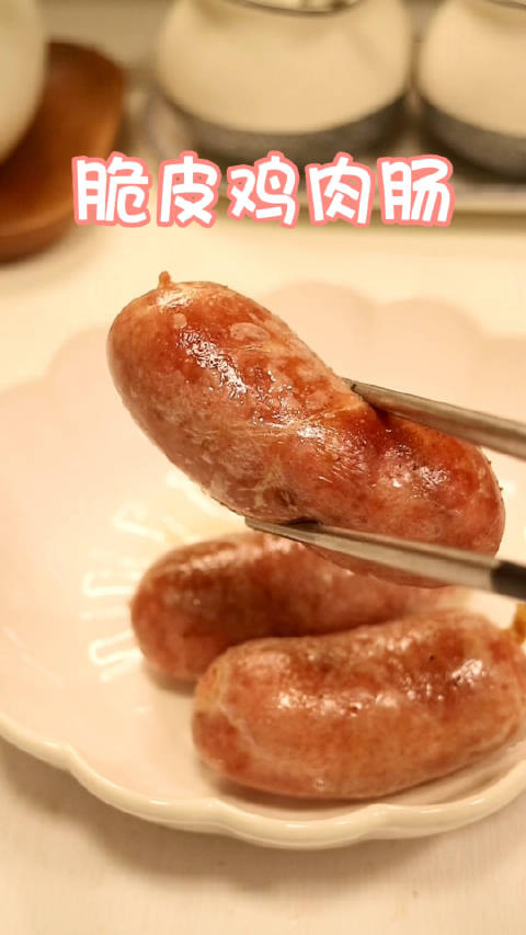 2岁宝宝的脆皮炸鸡肉肠,鲜嫩多汁,无添加