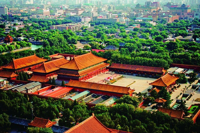 太庙航拍 （图片来源：北京参事室文史馆）