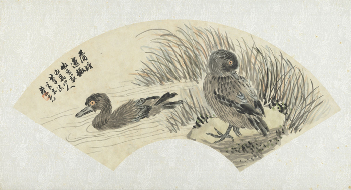 清 陈炤《蒲塘逸趣图》