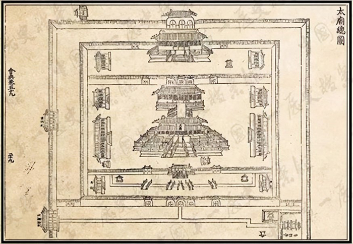太庙总图 （图片来源：皇史宬）