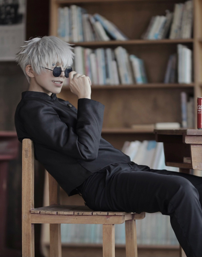 这个coser的五条悟cos又更新了……|哆啦a梦|coser|咒术回战_新浪新闻