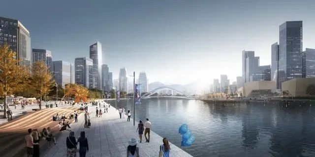 未来张村河片区规划效果图