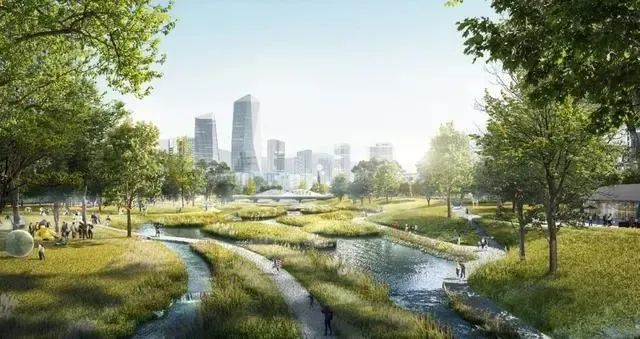 未来张村河片区规划效果图