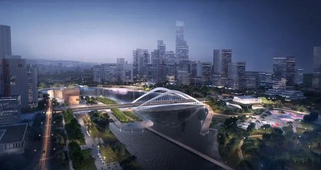 未来张村河片区规划效果图