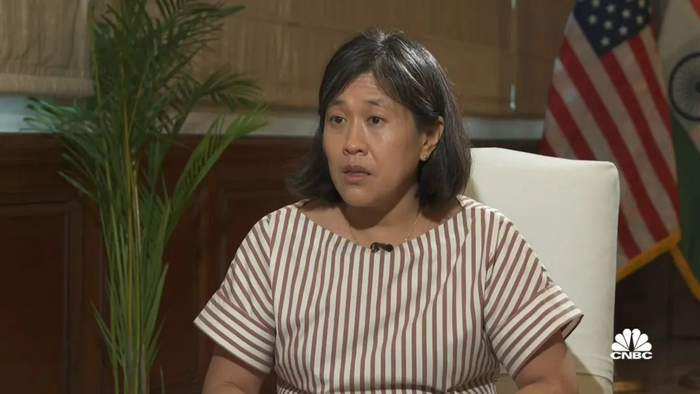 戴琪接受CNBC采访截图