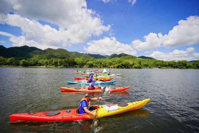 海南亲水运动季昌江皮划艇极限挑战赛正式开赛