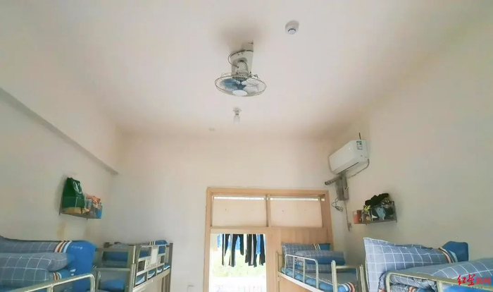 ▲宿舍里安装的共享空调