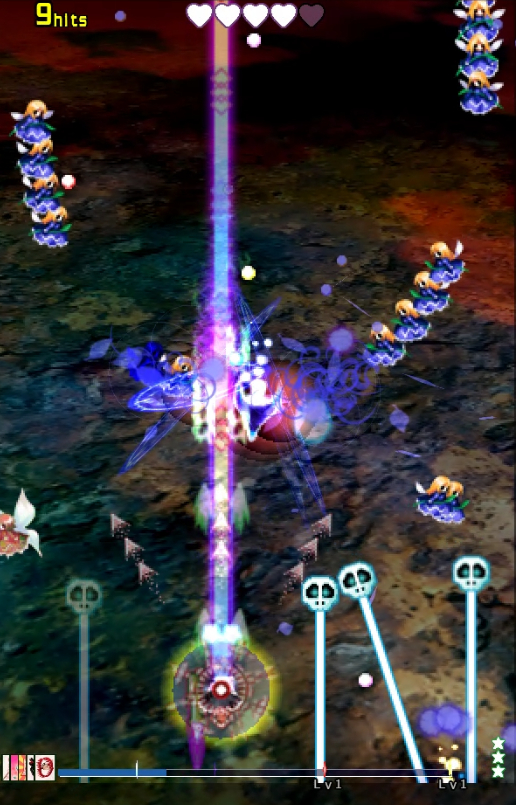 魔理沙的蓄力攻击是具有贯通伤害的激光