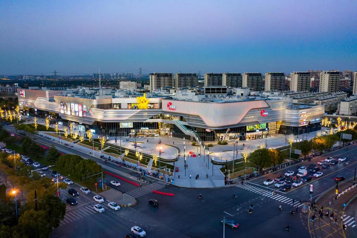 松江印象城一期实景图