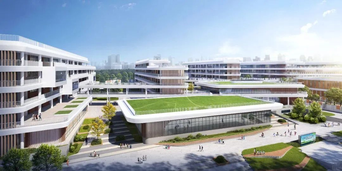 成都市七中育才科学城校区教学楼效果图