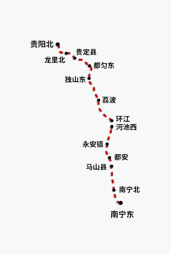贵南高铁有多少公里图片