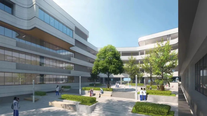 成都市龙江路小学桐湾校区效果图