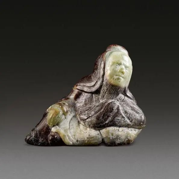 寿山石居士像 元代（1271－1368） 1996年嘉定区法华塔元代地宫发现