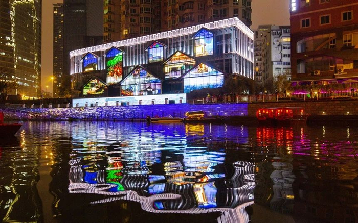 ◎夜游锦江 图片来源：成都市锦江区文化体育和旅游局