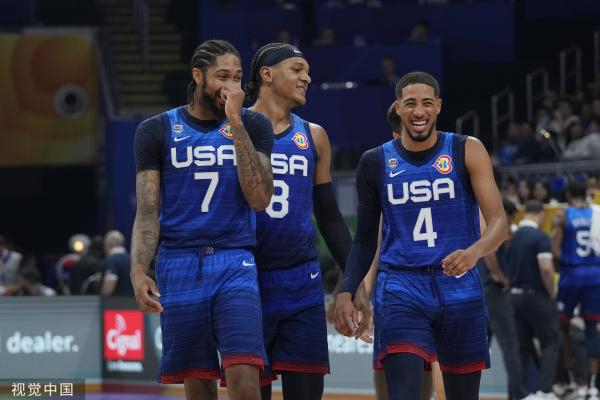  美国男篮轻松晋级。