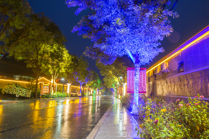 怀柔这个村子越夜越美丽