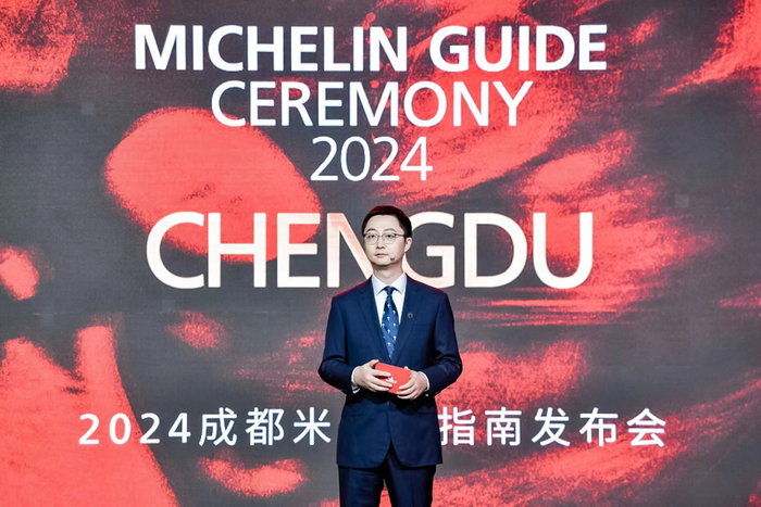 米其林中国副总裁、市场部总监 高嵩 现场致辞