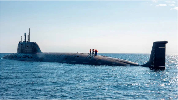 俄罗斯海军"亚森-m"级核潜艇"喀山"号 资料图 图源:俄罗斯国防部