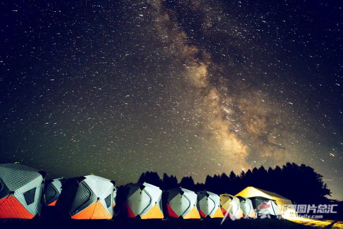 当季正是露营观星的好季节。 高志光 摄