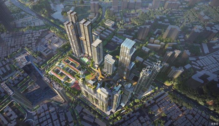 ▲项目效果图。图源：金地环湾城