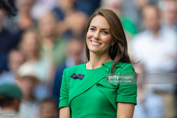 ▲今年7月在温布尔登网球公开赛的凯特王妃