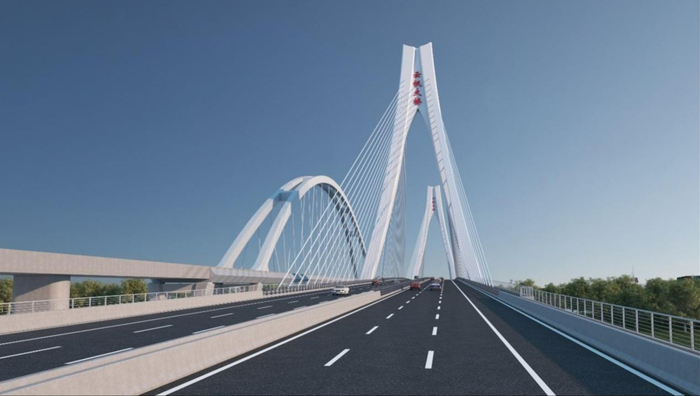 "塔"高106米 云帆大道京杭运河特大桥塔型"抢先瞧"