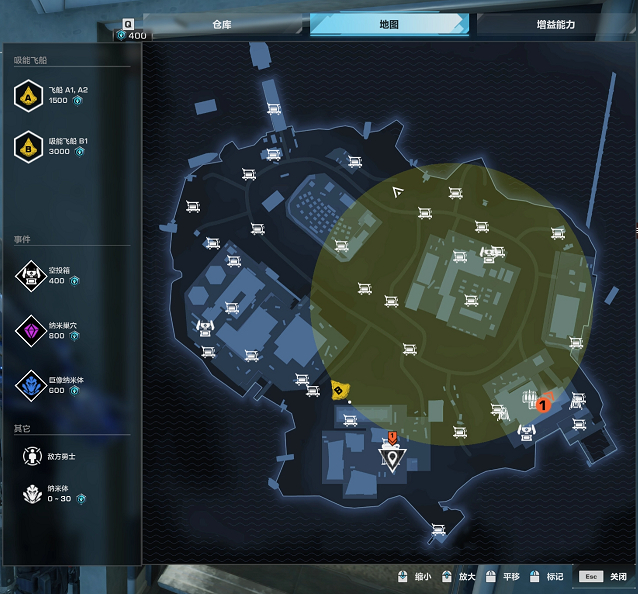 地图图例将赚钱方式列得清清楚楚，新玩家看一眼就能上道