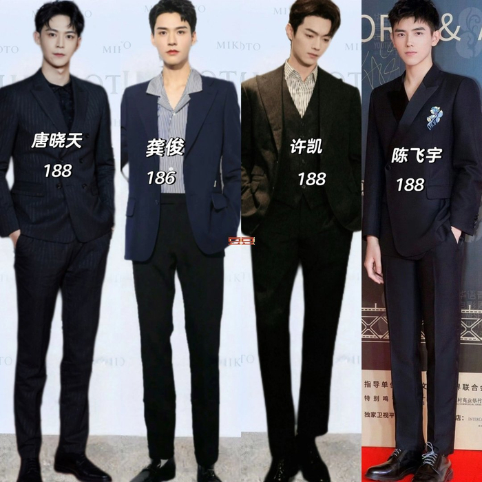 内娱大长腿男明星,到底腿长也很占优势哦
