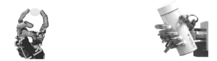 灵巧手抓取示例 来源：刘宏、姜力《仿人多指灵巧手及其操作控制》