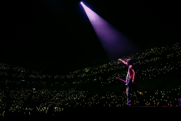 “小鬼”王琳凯巡演现场。  受访者供图