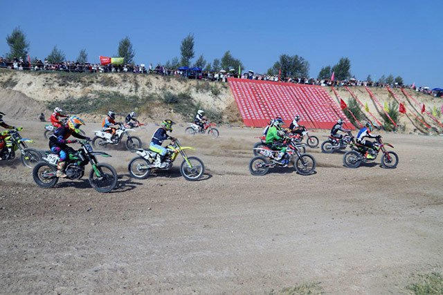 内蒙古敖汉旗举办全国越野摩托车场地赛|内蒙古|车队|越野摩托车_新浪