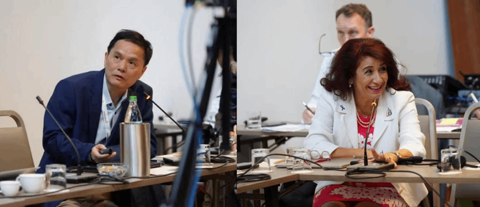 图 赖克方教授（左）和Arzu Yorgancioğlu教授（右）