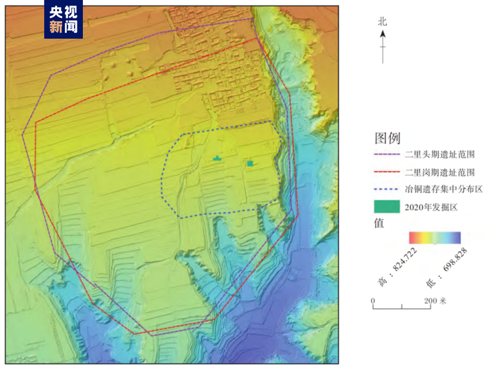 2020年发掘区位置图