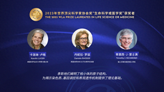2023年顶科协奖“生命科学或医学奖”在沪揭晓。图片来源：WLA Prize