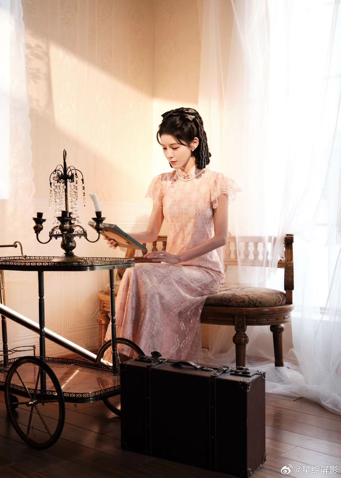 张予曦|旗袍|民国风_新浪新闻