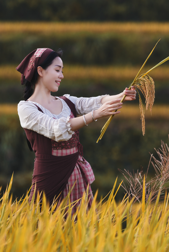 "稻花香里说丰年"主题人像拍摄