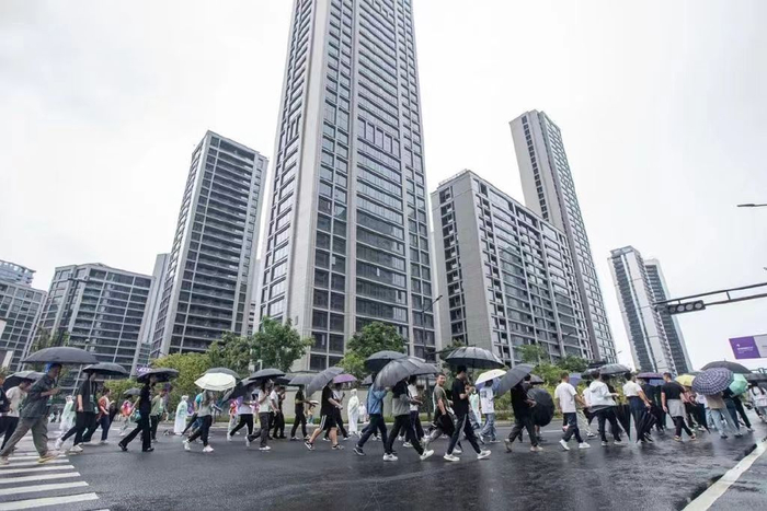 杭州亚运村。（图片来源：杭州第19届亚运会官方微博）