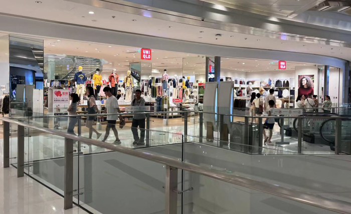 ▲今日优衣库的典型店面。